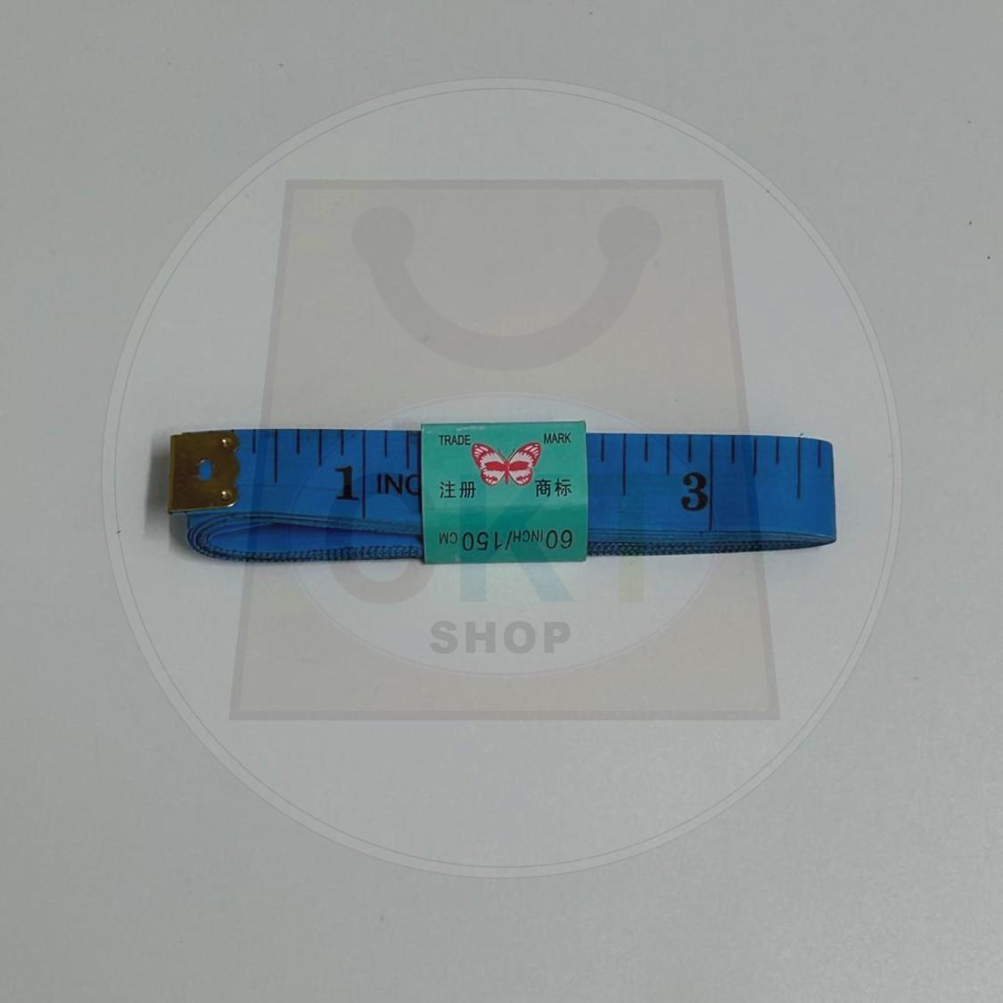 Tape Measure Ruler 60inch Sewing Cloth Tailor Tool Tali Pita Ukur Badan Tape Jahit Ukuran 1's Measurement Tape