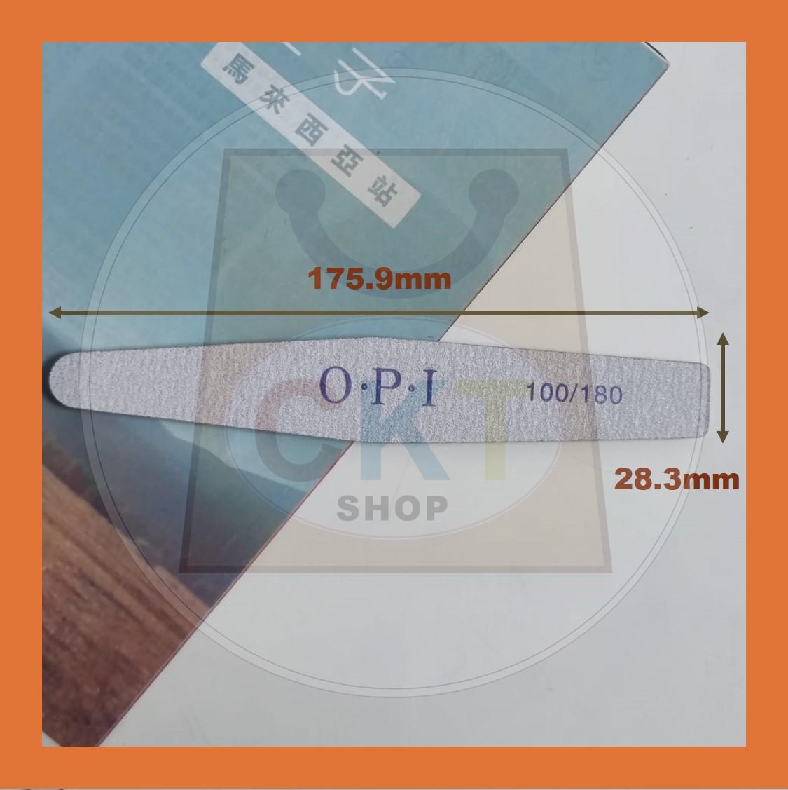 Nail File OPI 2 Sided 100/180 Grit Opi Grey File Professional Nail Care Manicure Pedicure Tool