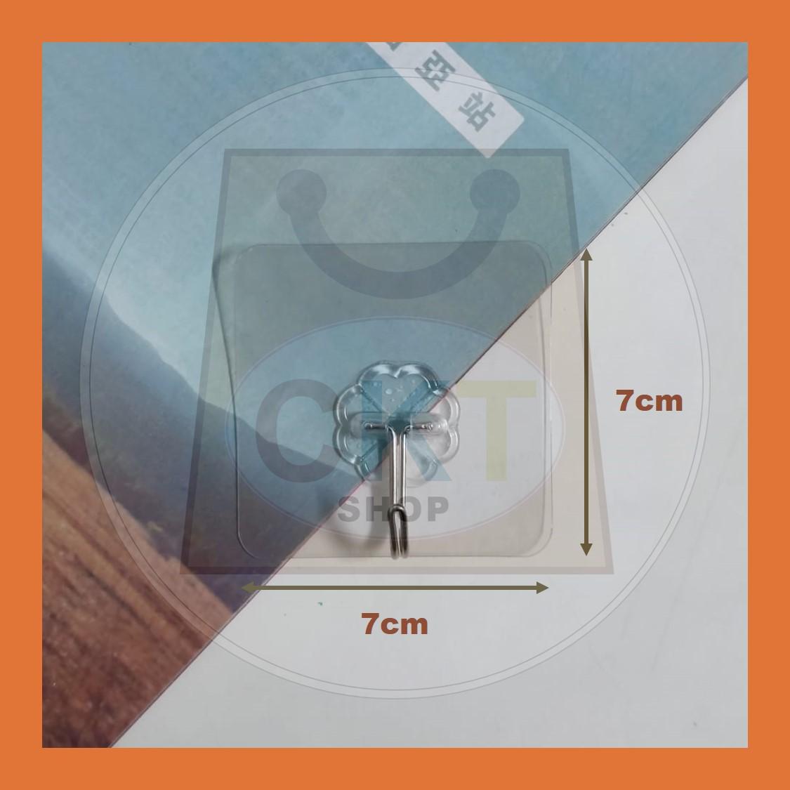Adhesive Hook Magic Wall Hook Waterproof Transparent Strong Glue Kitchen Bathroom Cabinet Without Nails Strong Heavy
