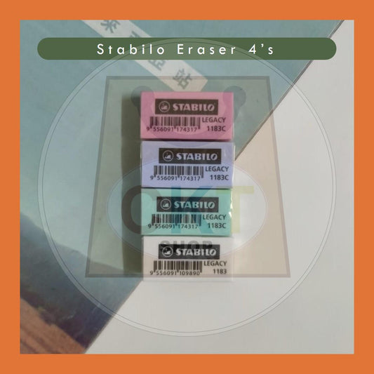 Stabilo Legacy Eraser 1183 / 1183C Rubber / Pemadam Office student