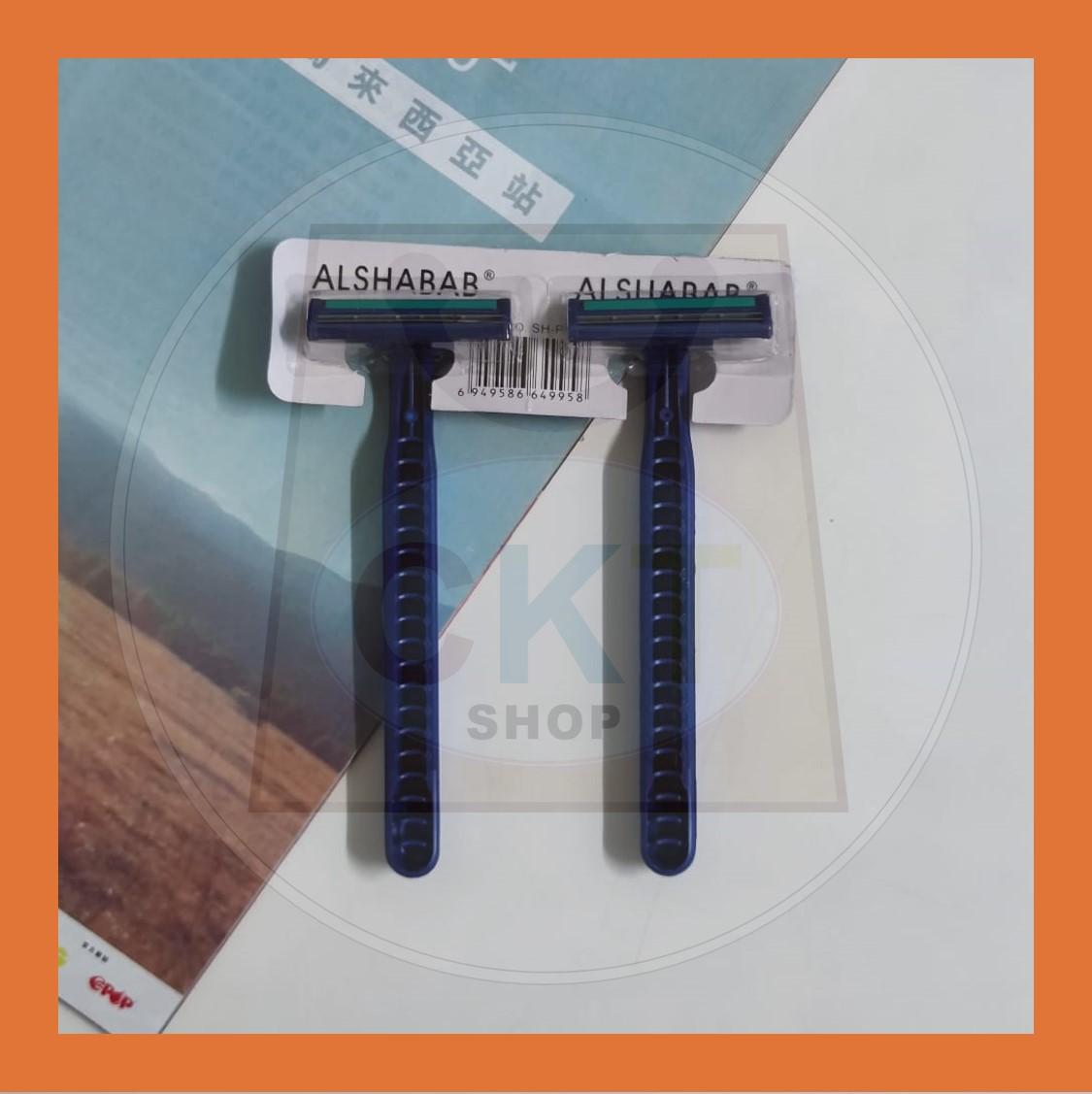 ALSHABAB Alshabab Twin Blade Razor / Pisau Cukur / 2PCs Set