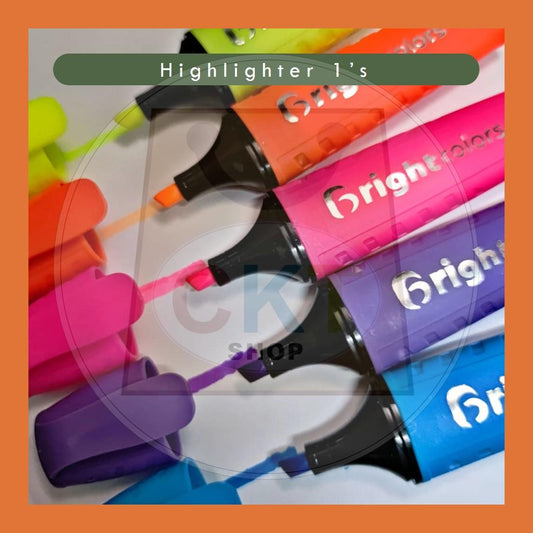 5 Colors Highlighter Pen Liquid Marker Pens For School Art Painting