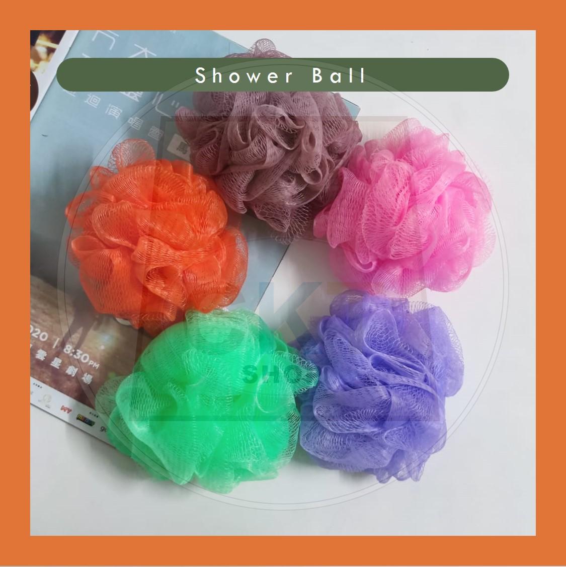 Bath Shower Sponge Mesh Brush Shower Ball Mesh Bath Exfoliating Sponge Eco-Tools Eco-Pouf Bath Sponge
