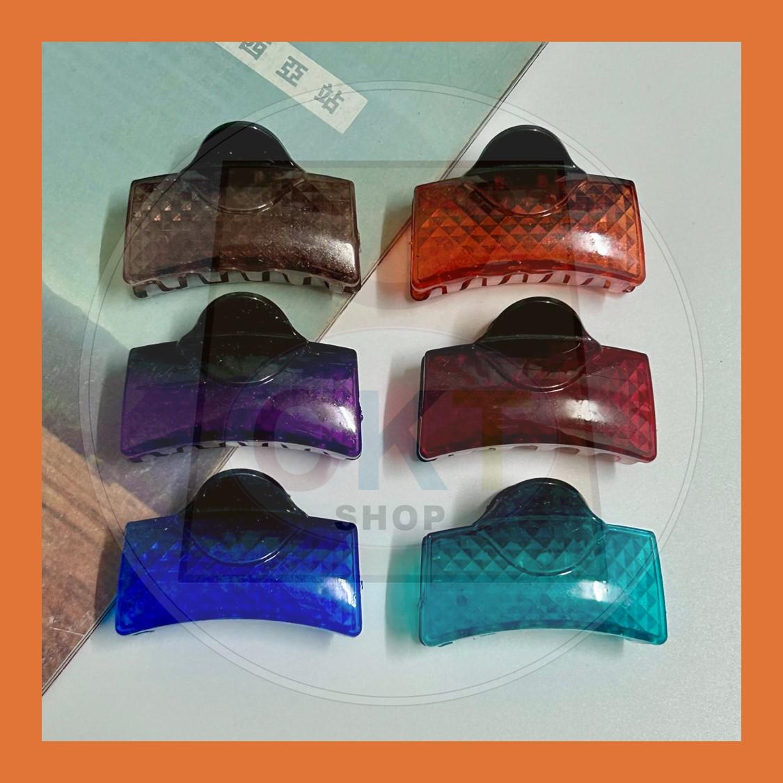 Klip Rambut Korea Hair Clip Warna-Warni Aesthetic Minimalist Strong Grip Gaya Harian Wanita Moden