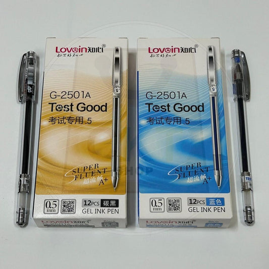 ZhiXin Test Good Gel Pen G-2501 0.5mm & Gel Ink Pen Refill