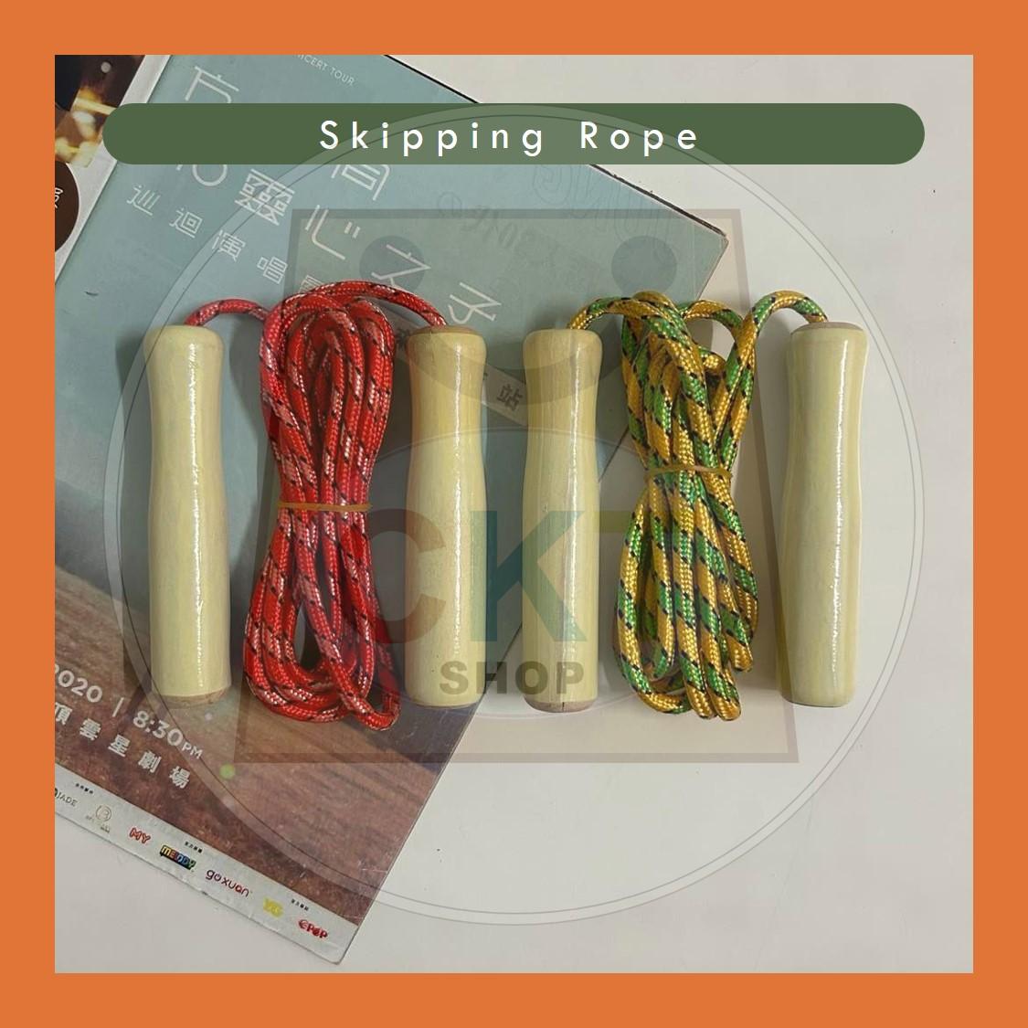 Gym Sport Fitness Exercise Training Badminton Skipping Jumping PVC Rope Tali Lompat