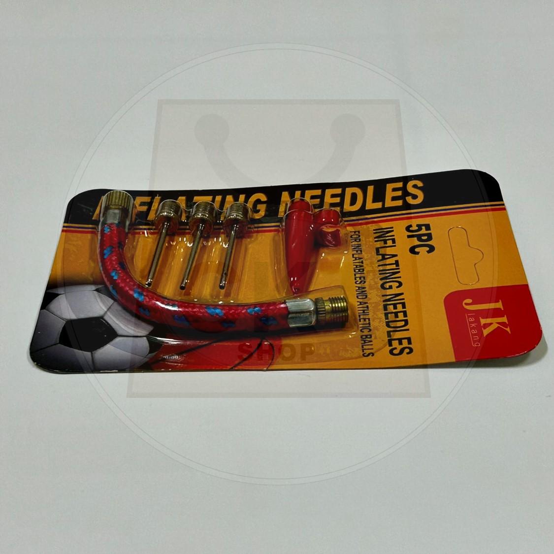 Ball Pump Pin Inflating Needles Jarum Angin Bola Pam Football Basketball Air Pump Nozzle Pin Stainless Steel Air Needles
