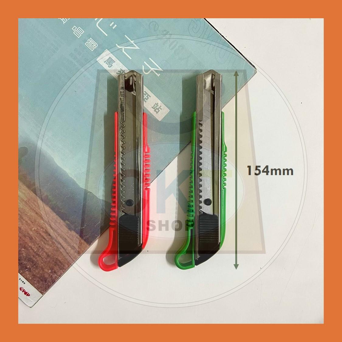 9mm 18mm Utility Cutter Knife Small Cutter Blade Refill Wallpaper Office School Workplace Mata Pisau Tolak Pemotong