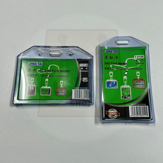 Soft PVC Card Holder Transparent Badge Holder Name Tag Badge ID IC Exhibition Pass Silicone Conference Event Pass