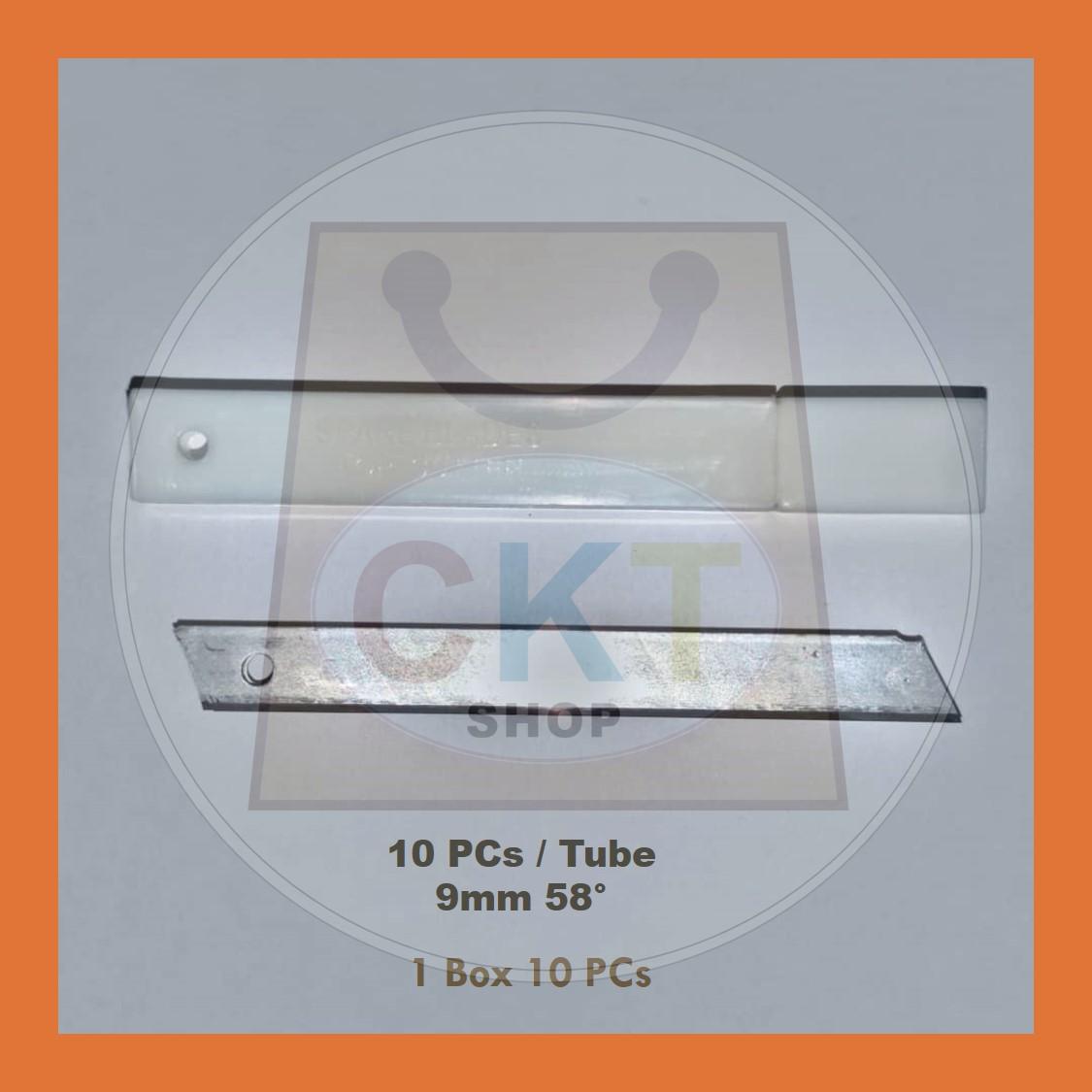 9mm 18mm Utility Cutter Knife Small Cutter Blade Refill Wallpaper Office School Workplace Mata Pisau Tolak Pemotong