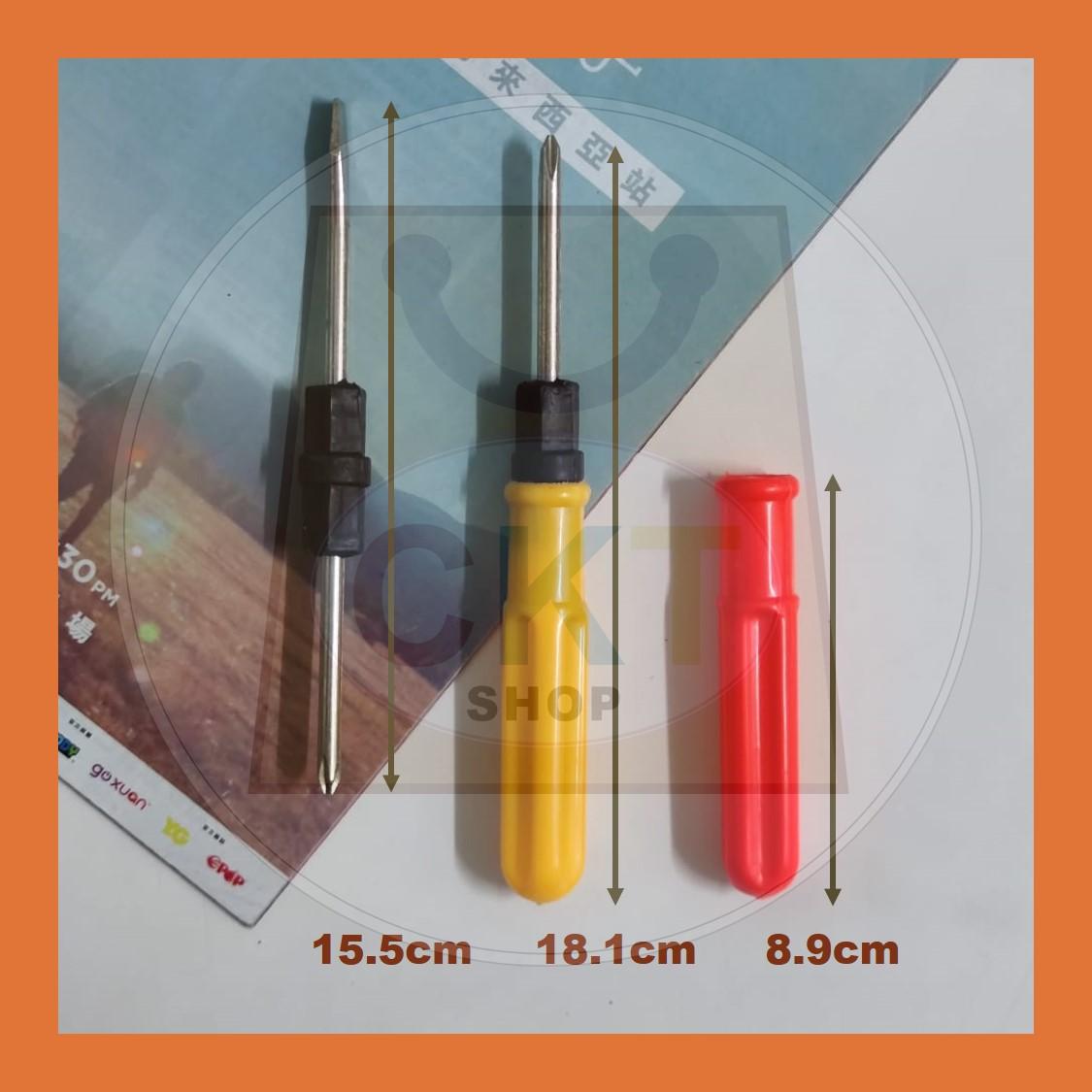 Bidirectional Interchangeable Head Screwdriver Flat Tip Repair Tools Flat Star Tip Hand Tool Tools