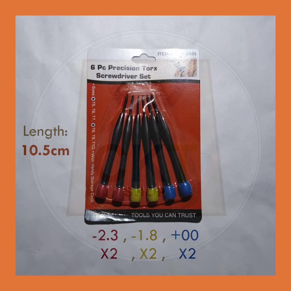 6 Pcs Precision Screwdriver Set