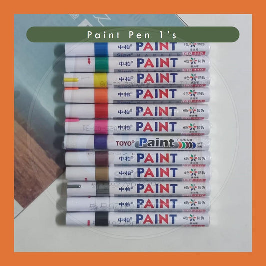 Paint Marker Colourful Drawing Marker Pen Acrylic Permanent Oil Base Waterproof Quick Dry Artwork Marker Tyres Tayar Wor