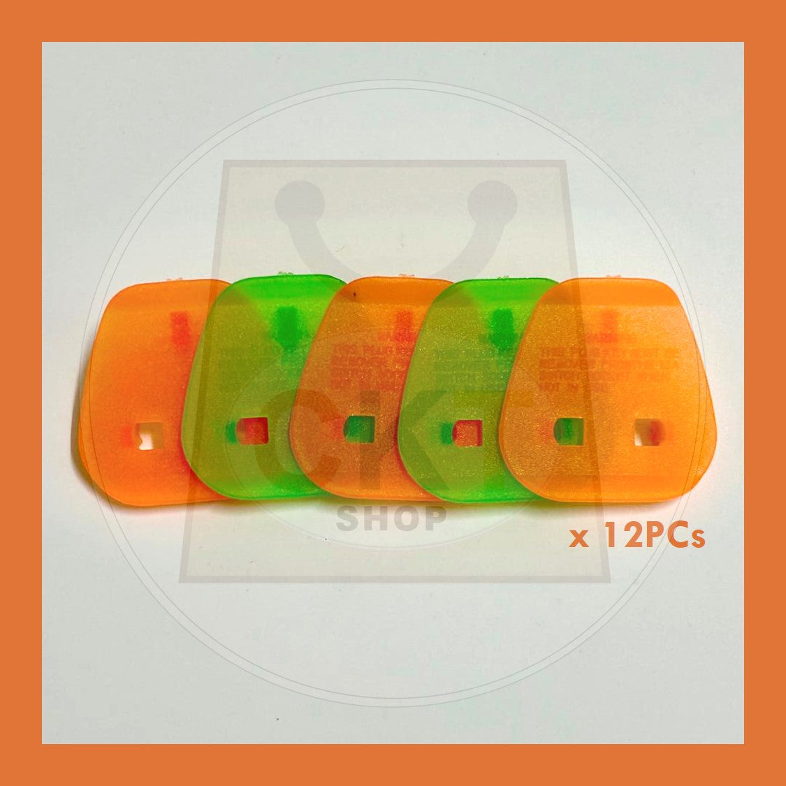 BULK PURCHASE - Safety Plug Keys 5's 12's │ Kepala Plag 2 Pin Kaki 12's