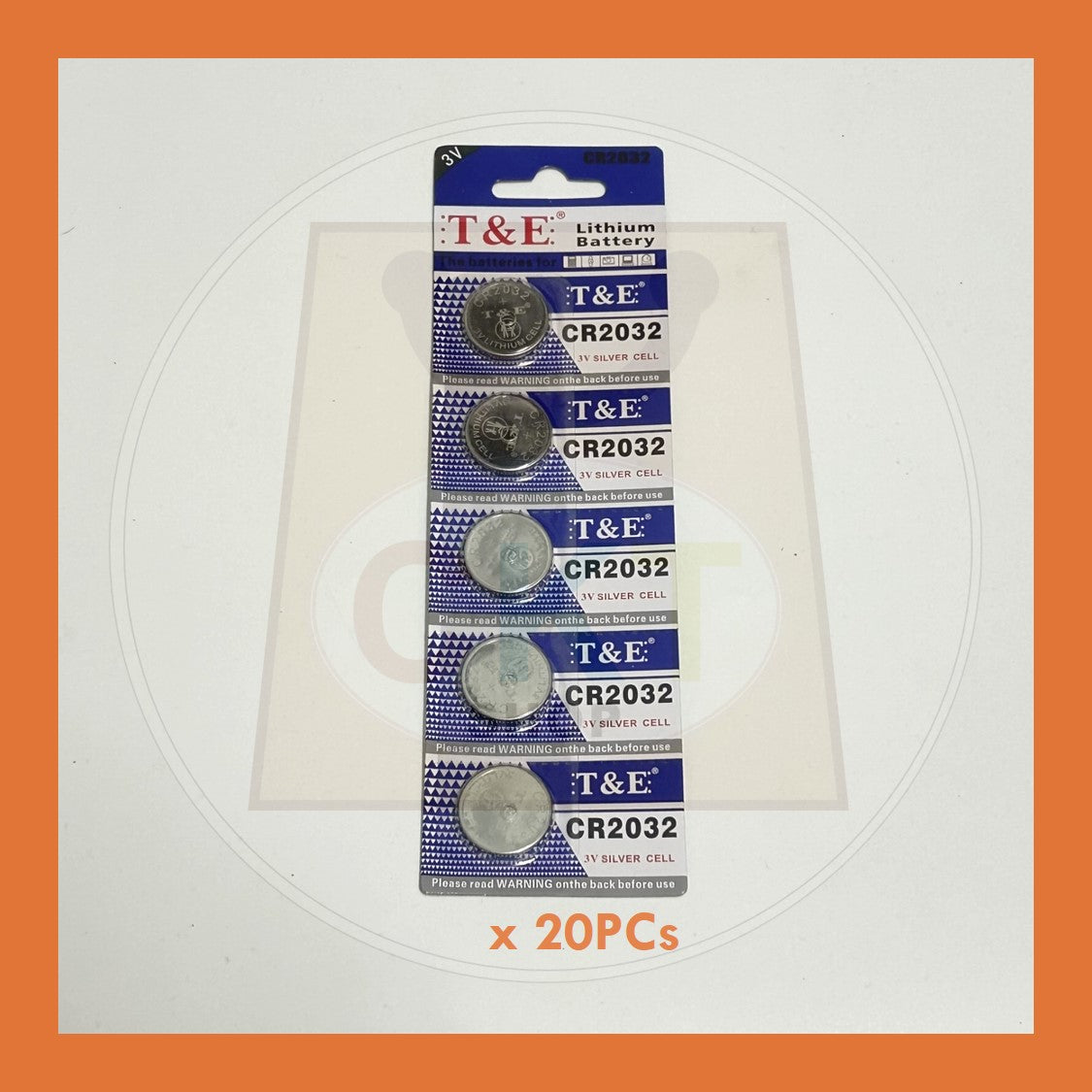 BULK PURCHASE - Button Battery CR2032 20's │Bateri Butang CR2032 20's
