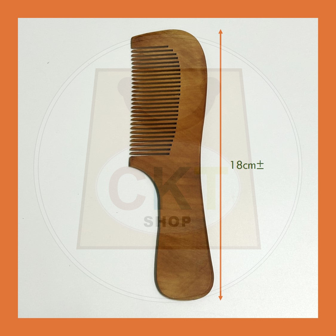 BULK PURCHASE - Wooden Hair Comb 18cm 20's │ Sikat Rambut Kayu 18cm 20's