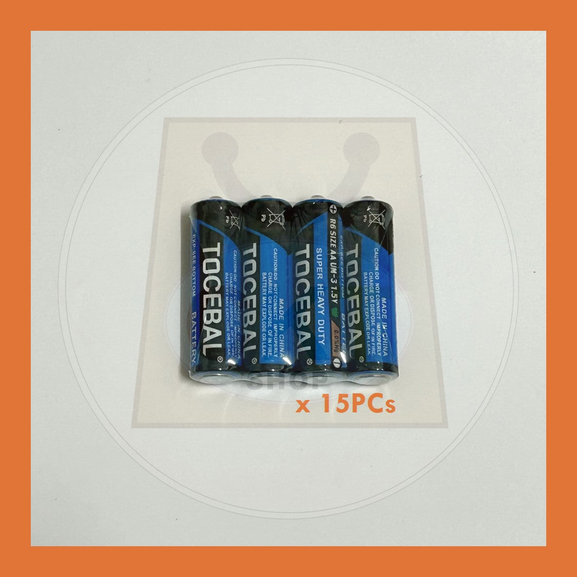 BULK PURCHASE - TOCEBAL Battery AA 15's │Bateri AA TOCEBAL 15's