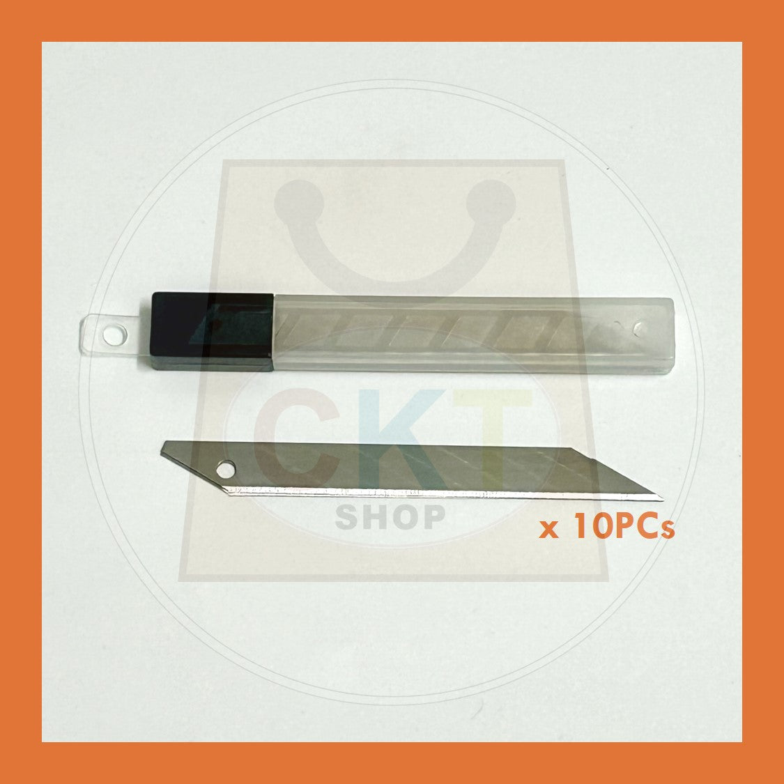 BULK PURCHASE - 9mm 30 Cutter Blade Refill 10/Tube 10's │ 9mm 30 Refil Mata Pisau Tolak 10/Tube 10's