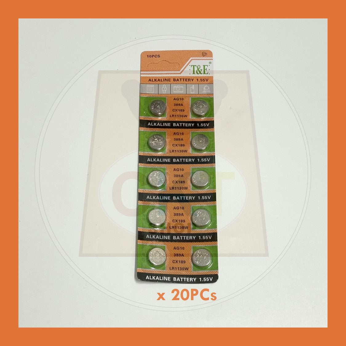BULK PURCHASE - Button Battery LR44 AG13 20's │Bateri Butang LR44 AG13 20's