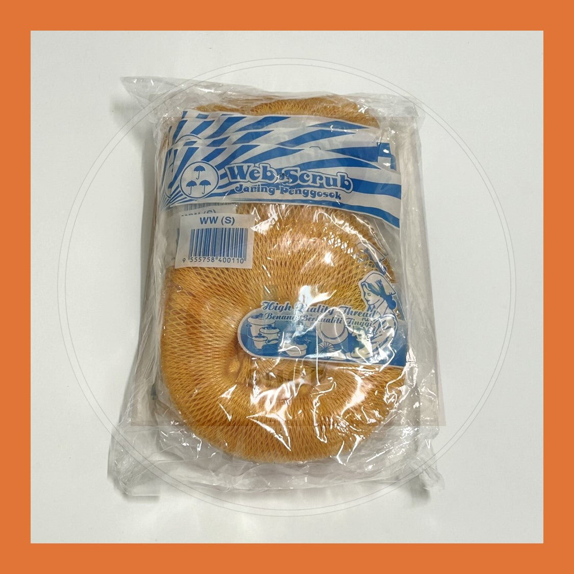 BULK PURCHASE - 13cm Round Dish Washing Net 12's │13cm Jaring Bulat Cuci Mangkuk 12's