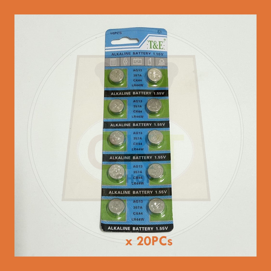 BULK PURCHASE - Button Battery AG10 LR1130 20's │Bateri Butang AG10 LR1130 20's