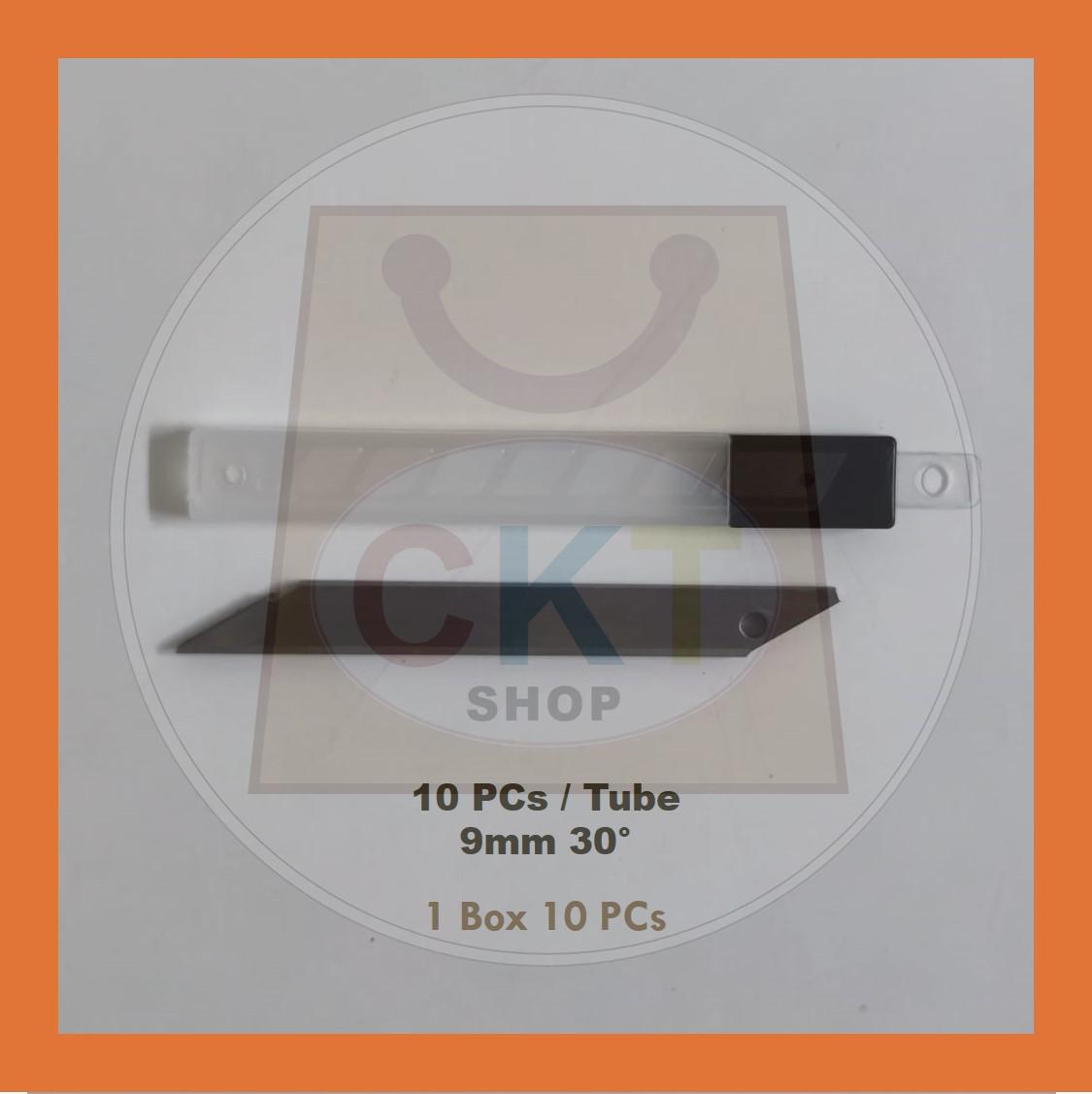 9mm 18mm Utility Cutter Knife Small Cutter Blade Refill Wallpaper Office School Workplace Mata Pisau Tolak Pemotong