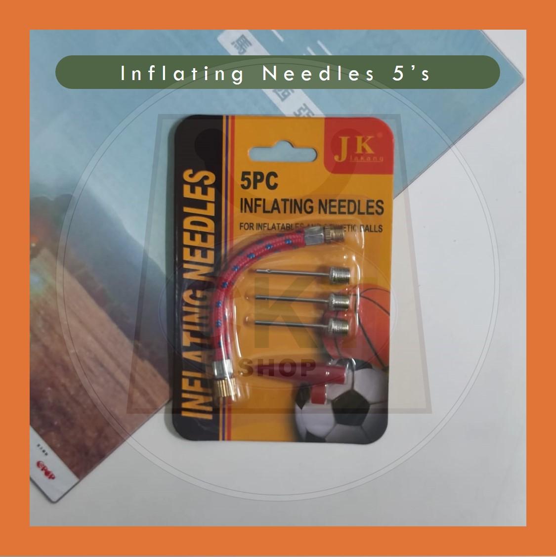Ball Pump Pin Inflating Needles Jarum Angin Bola Pam Football Basketball Air Pump Nozzle Pin Stainless Steel Air Needles