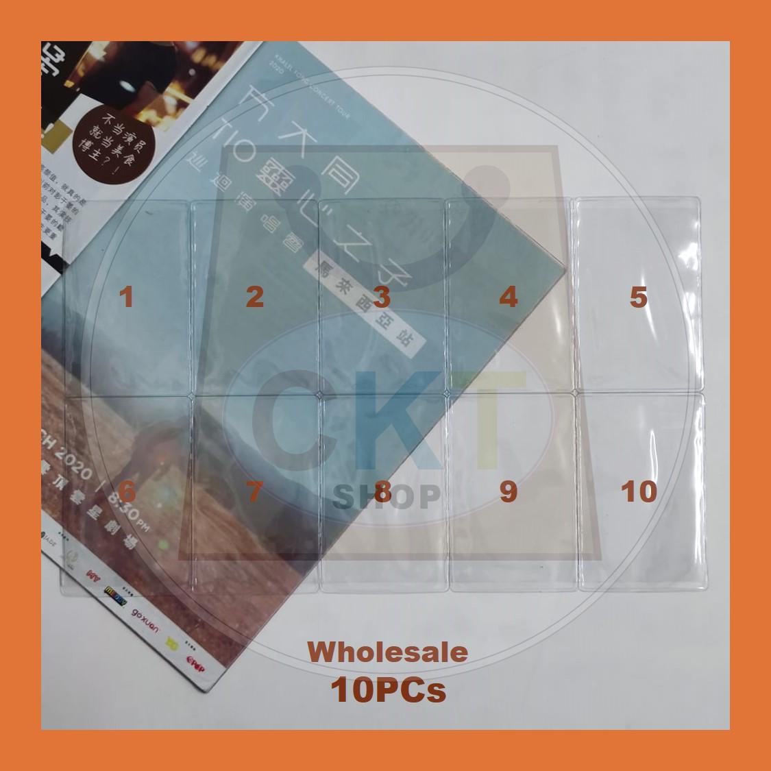 Card Holder PVC Transparent IC Holder Sampul Plastik Kad Pengenalan Badge Name Card Holder PVC New IC Holder