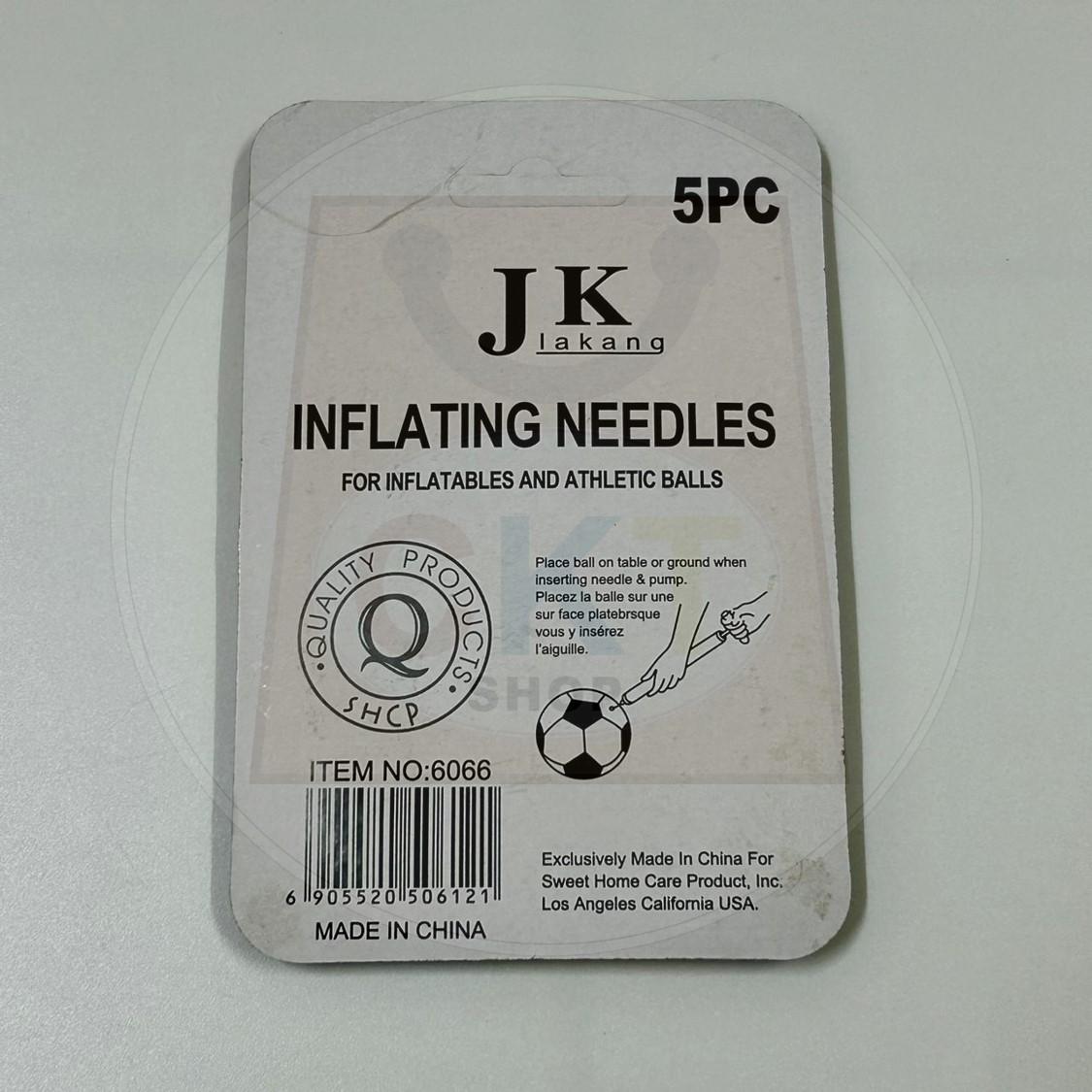 Ball Pump Pin Inflating Needles Jarum Angin Bola Pam Football Basketball Air Pump Nozzle Pin Stainless Steel Air Needles