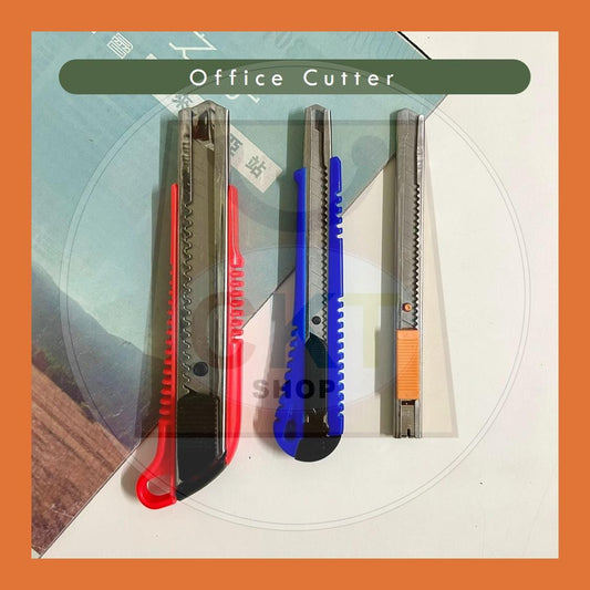 9mm 18mm Utility Cutter Knife Small Cutter Blade Refill Wallpaper Office School Workplace Mata Pisau Tolak Pemotong