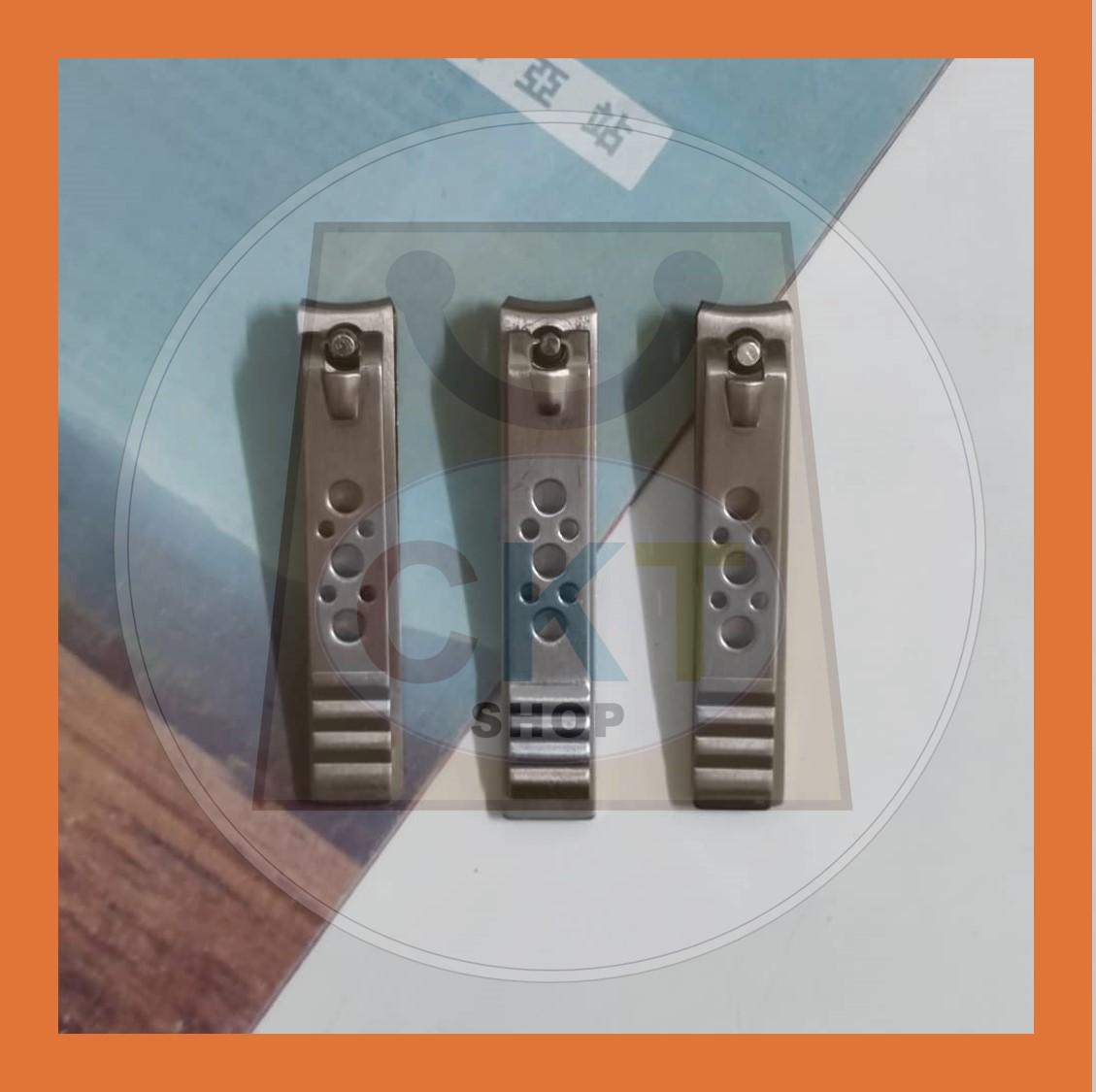 Stainless Steel Nail Clipper Trimmer Pemotong Kuku Kepit Kuku Stainless Steel Pedicure Manicure Nail Toe Sepit Kuku
