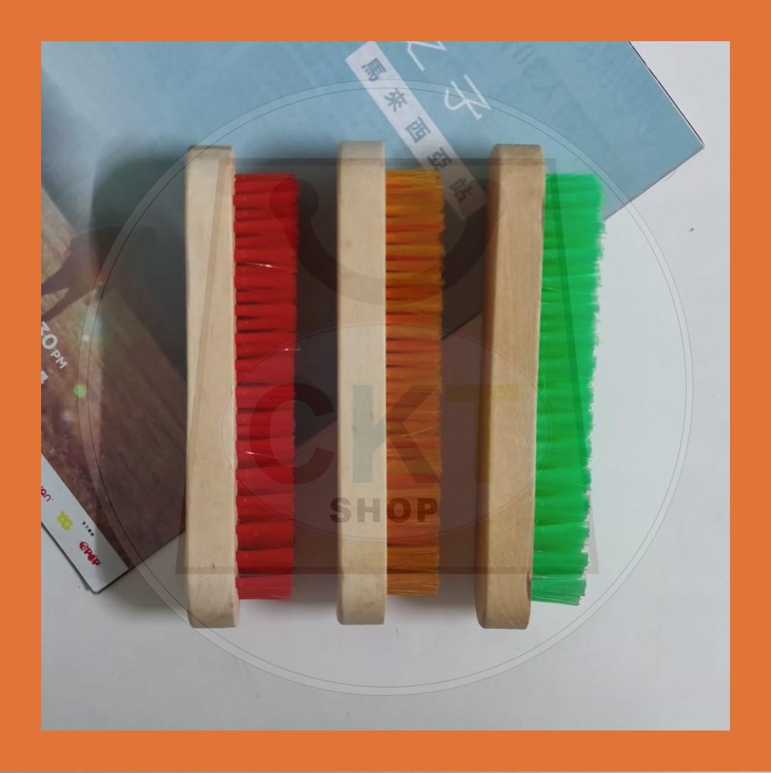 Multipurpose Scrubber Brush Kitchen Basin Utensil Floor Wall Toilet Home Cleaning Tool Wood Berus Lantai Kayu