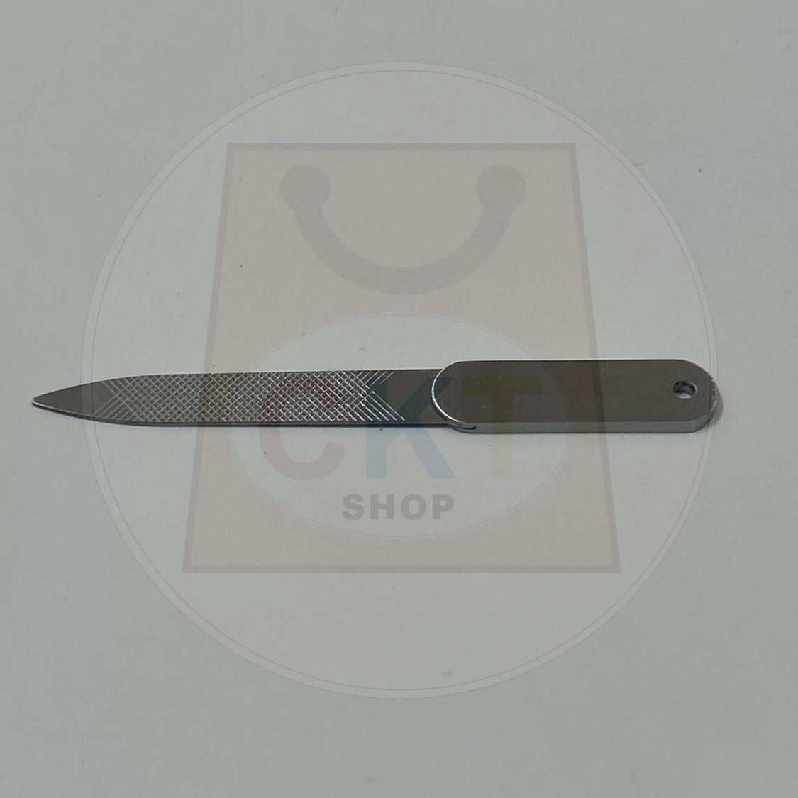 Stainless Steel Asah Kuku Nail File Manicure Nail Care Pengilat Kuku Nail Polish Tool Double Sided Pointed Nail