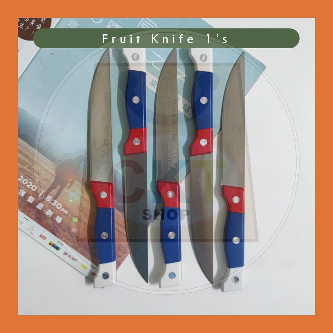 Fruit Vegetable Household Kitchen Knife Stainless Steel Blade Pisau Buah