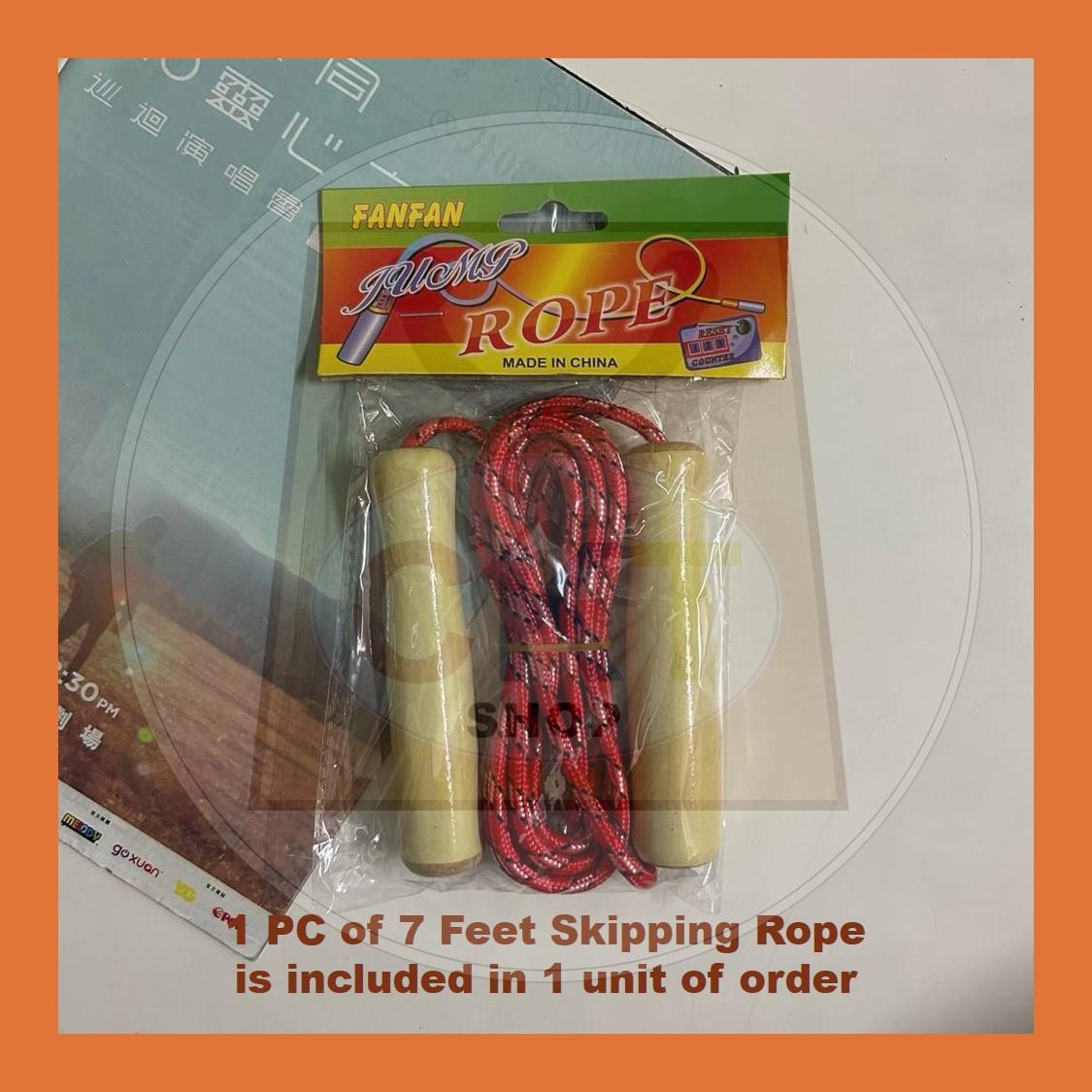 Gym Sport Fitness Exercise Training Badminton Skipping Jumping PVC Rope Tali Lompat