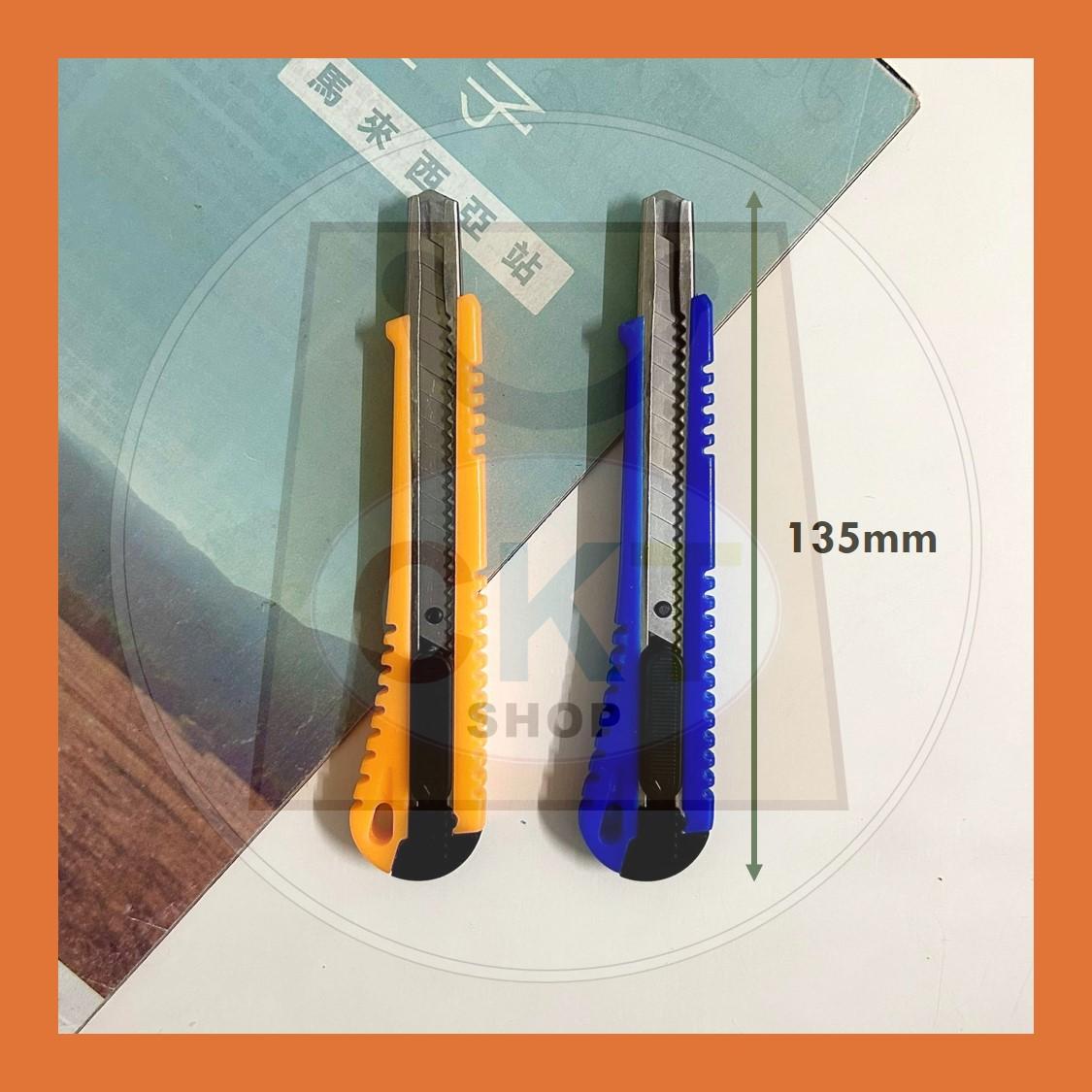 9mm 18mm Utility Cutter Knife Small Cutter Blade Refill Wallpaper Office School Workplace Mata Pisau Tolak Pemotong