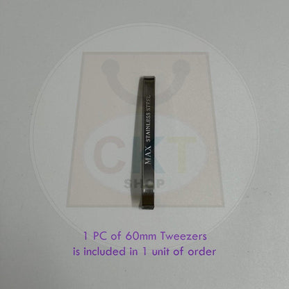 Wide Head Tweezer 60mm 75mm 105mm Multipurpose Tools Precision Pincher Sepit Janggut Beard Hair Clip Kepit Janggut 1's