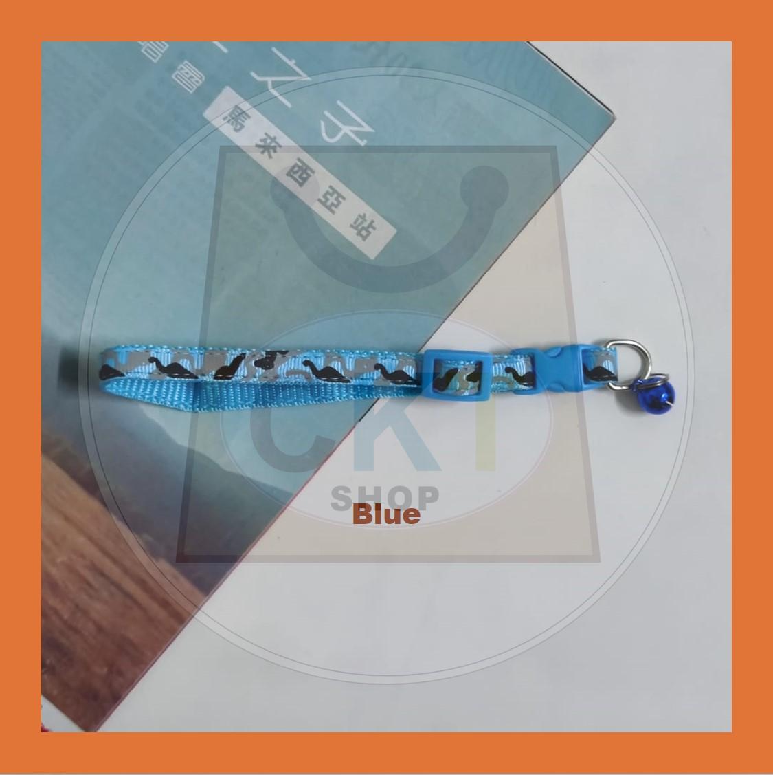 [READY STOCK] Adjustable Pet Collar With Bell Safety Buckle Adjustable Kitten Puppy Collar Neck Accessories