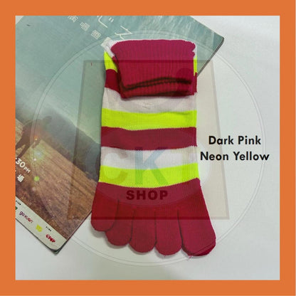 Breathable Non-slip Cotton Split Toe Ladies Five Finger Socks Yoga Socks Floor Socks Stoking Jari Outdoor Green Family