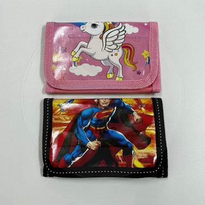 Kids Cute Cartoons Short Purse Wallet Children Boys Girls Coin Bag Beg Dompet Kartun Comel Kanak-Kanak