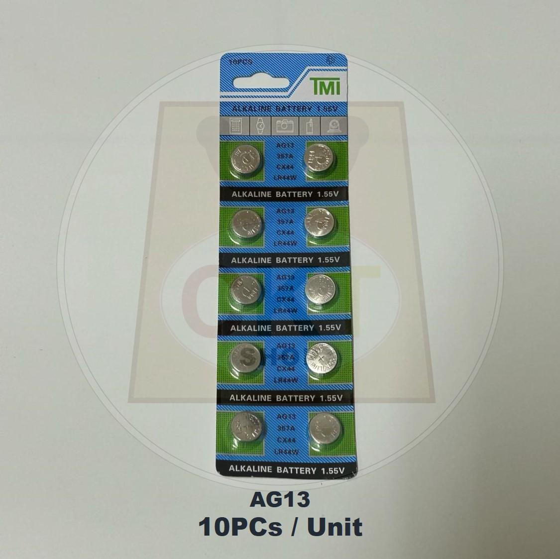 Button Cell Battery Watch Toy Coin Calculator PC Alkaline Batteries AG10 AG13 LR1130 LR44