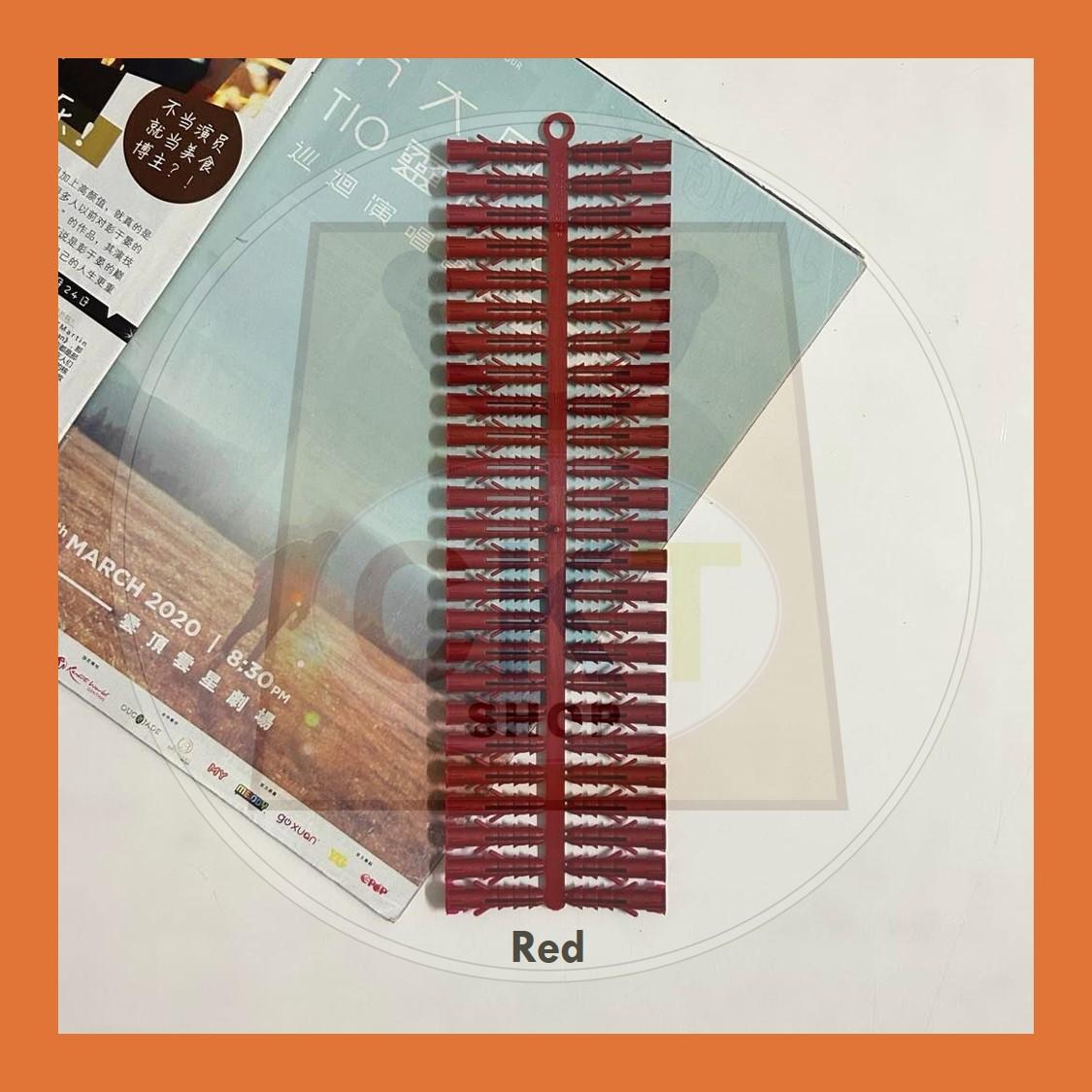 PVC Wall Plug 6mm Red White