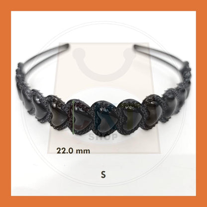 Hairband Plastic Black Headband Cekak Rambut Hitam Hair Band Female Male Unisex Black Hitam Premium Plastic Casual Daily Retro