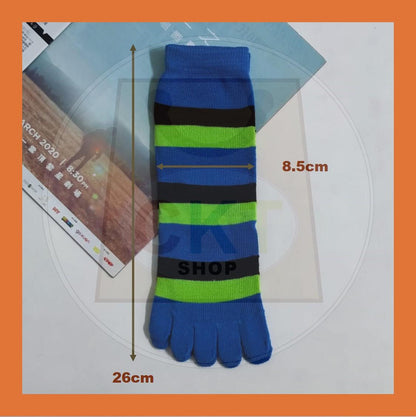 Breathable Non-slip Cotton Split Toe Ladies Five Finger Socks Yoga Socks Floor Socks Stoking Jari Outdoor Green Family
