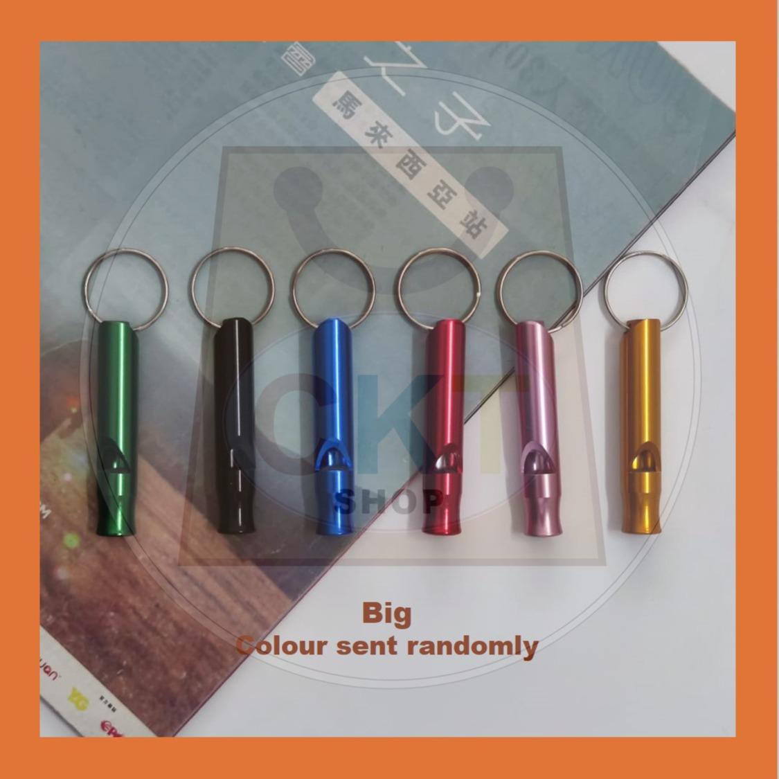 Survival Whistle Aluminum Outdoor Emergency Whistle Bird Whistle Wisel Burung Whistle Camping Mini Keychain Hiking