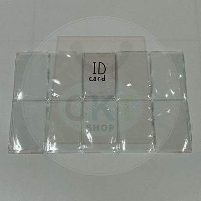 Card Holder PVC Transparent IC Holder Sampul Plastik Kad Pengenalan Badge Name Card Holder PVC New IC Holder