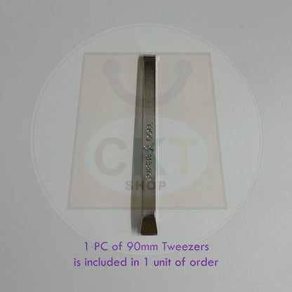 Wide Head Tweezer 60mm 75mm 105mm Multipurpose Tools Precision Pincher Sepit Janggut Beard Hair Clip Kepit Janggut 1's