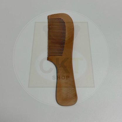 [READY STOCK] Natural Wooden Comb Hairbrush Tool Peach Wood Comb No-Static Massage Hair Health Comb Sikat Rambut Kayu