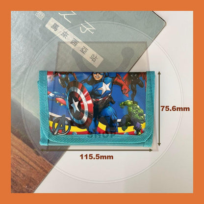 Kids Cute Cartoons Short Purse Wallet Children Boys Girls Coin Bag Beg Dompet Kartun Comel Kanak-Kanak