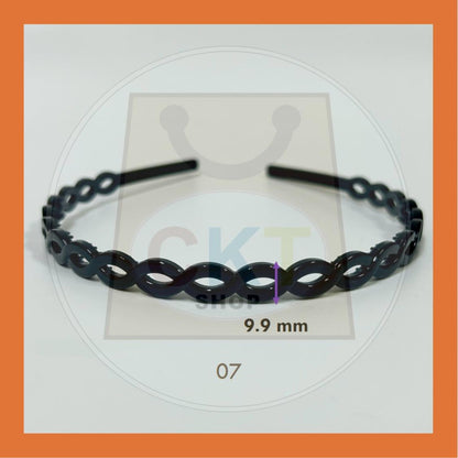 Hairband Plastic Black Headband Cekak Rambut Hitam Hair Band Female Male Unisex Black Hitam Premium Plastic Casual Daily Retro